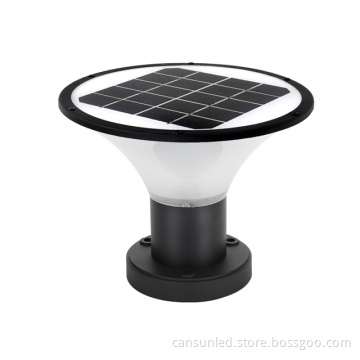 Waterproof Solar Fence Light - LED Round Ball Lamp Post